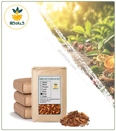 دمنوش سیب و دارچین خشک